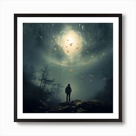 Dark Fantasy - Fantasy Stock Videos & Royalty-Free Footage Art Print