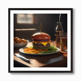 Burger 17 Art Print