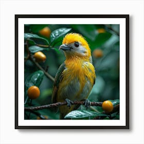 Yellow Bird 2 Art Print