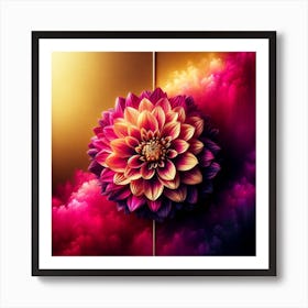 Dahlia Flower 6 Art Print