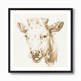 Head Of A Cow 1, Jean Bernard Art Print