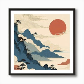 Asian Landscape 34 Art Print