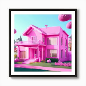 Barbie Dream House (215) Art Print