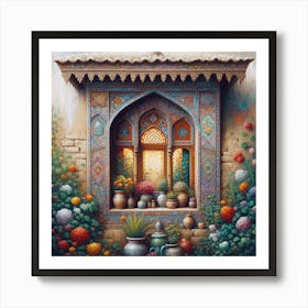 Window Of The Garden5 Art Print