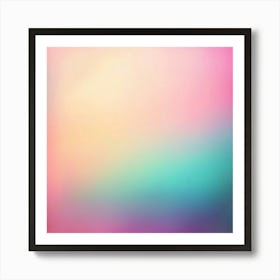 Retro Gradients Colors Grainy Texture Background Abstract Modern Vintage Faded Pastel Lay (12) Art Print