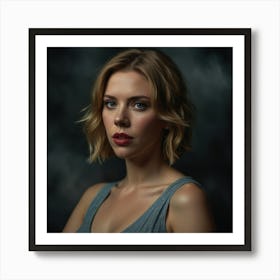 Scarlett Johansson 8 Art Print