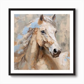 Contemporary Horse Art Abstract Horse Painting Modern Equestrian Wall 2 Irena Art Print