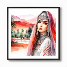 Exotic Beauty Artwork 66 Art Print