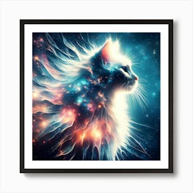 Cat In Space 1 Art Print