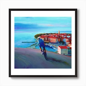 Port town Art Print