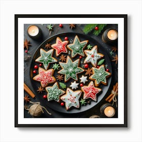 Christmas Cookies Art Print