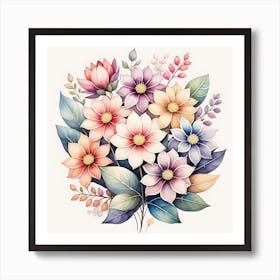 Charming Botanics 1 Art Print