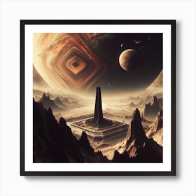 Alien Planet Art Print