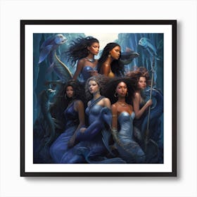 La Isla de las Sirenas Acanum Art Print