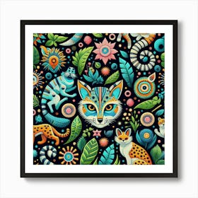 Flora And Fauna Art Print