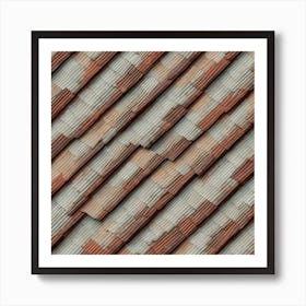 Tiled Roof 4 Art Print