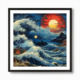 Great Wave Off Kanagawa Art Print