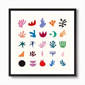 Matisse Elements Square Art Print