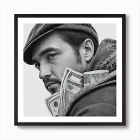 'The Man With The Money' Art Print