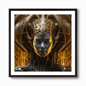 Alien Woman Art Print