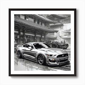 Ford Mustang 4 Art Print