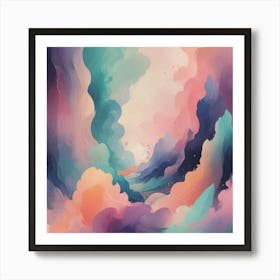 Abstract Painting 1017 Art Print