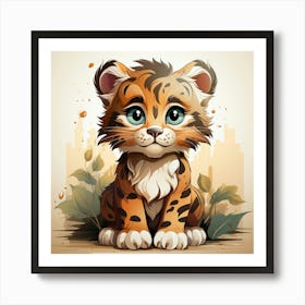 Tiger Cub 27 Art Print