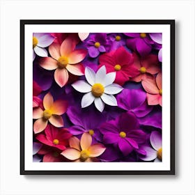 Flowers Stock Videos & Royalty-Free Footage 2 Art Print