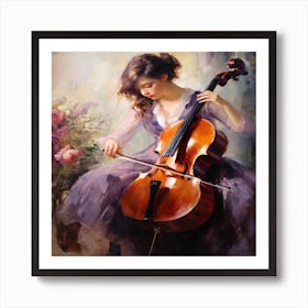 Cello Art Print