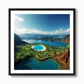 Blue Lagoon In Korea Art Print