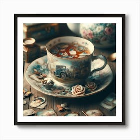 Tea Art 393 Art Print