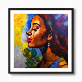 Expressive Woman Portrait Poster