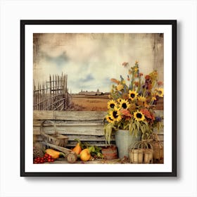 Autumn In The Country Art Print