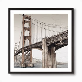 Golden Gate Bridge Art Print