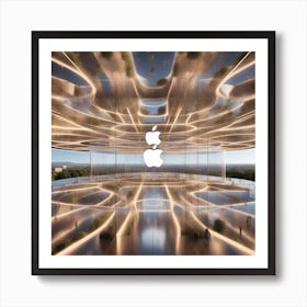 Apple'S New Headquarters Art Print