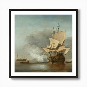 Ship In The Water Art Print