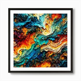 Abstract Painting 18 Art Print