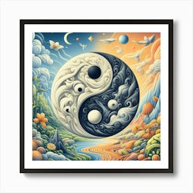 Yin Yang 1 Art Print