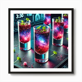 A Futuristic Dish Called Galactic Borscht Shots, S Art Print