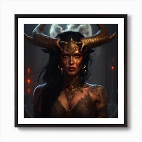 Demoness Art Print