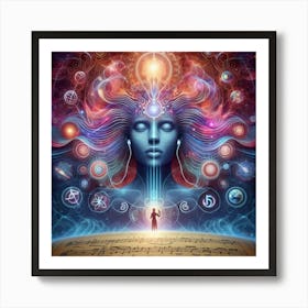 Psychedelic Painting Art Print