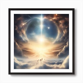 Souls From Heaven And Earth (1) Art Print