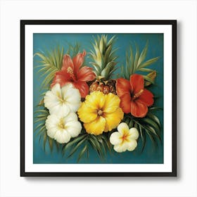 Hawaiian Flowers Art 5 Art Print