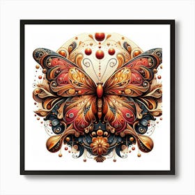 Famous Butterfly Art 3 Art Print