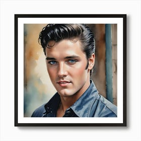 Elvis Presley The King of Rock'n'Roll 1 Art Print