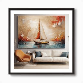 Yacht 2 Art Print