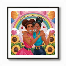 Best Friendship Day Art Print