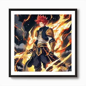 LORD OF THE FLAMES Art Print