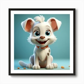 Cartoon Dog Art Print