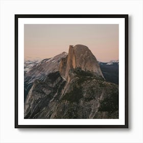 Mountain top Art Print